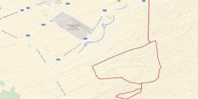Al Qudra riteņbraucēju celiņa atrašanās vietu kartē