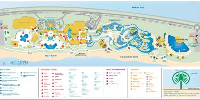 Karte Atlantis Dubai