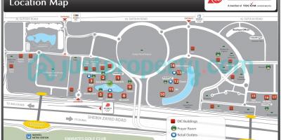 Karte, Dubai internet city