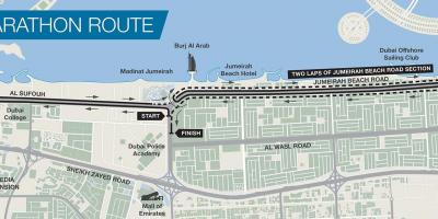Karte, Dubai maratons