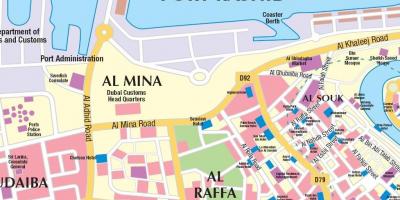 Dubaijas ostas karte