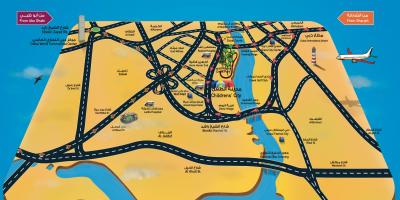 Karte Bērnu pilsētas Dubai