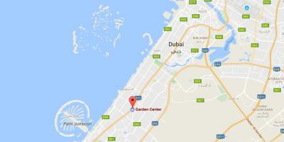 Dubai dārza centra atrašanās vieta kartē