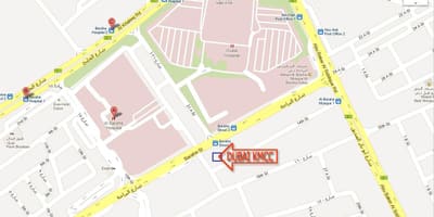 Dubai slimnīcas atrašanās vietu kartē