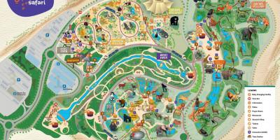 Karte, Dubai zoo